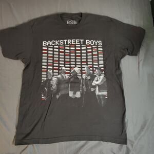 Backstreet Boys Shirt Adult Large Black Band Tee Concert Music BSB Retro Band 90